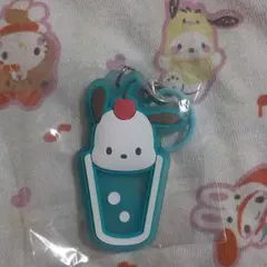 クリアクリームソーダめじるしラバーチャーム『ポチャッコ』