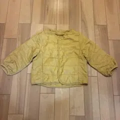UNIQLO BABY 中綿ジャケット 80cm イエロー