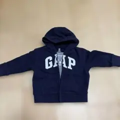 GAP ネイビー クマフード付き　パーカー　6-12month