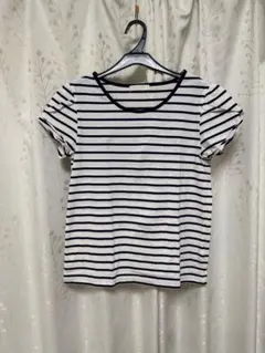 AG by aquagirl ボーダーTシャツ カットソー ネイビー×白のサムネイル