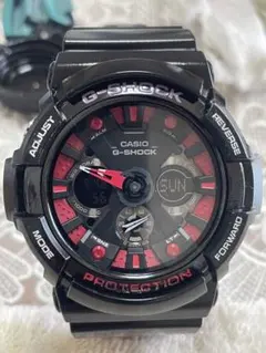 CASIO G-SHOCK GMA-S120RB アナデジ ワールドタイム 赤 - メルカリ