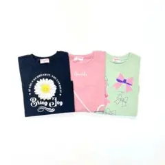 子供服 女の子 110cm 長袖 Tシャツ まとめ売り 新品 YFN9-1