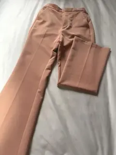 GU ストレッチフレアパンツ S オレンジ