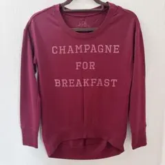 LOL VINTAGE バーガンディ トレーナー XS