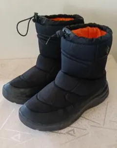 専用！　防水スノーブーツ 黒 オレンジ内側
