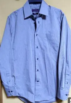 MODA RITORNO グレーストライプ 長袖ワイシャツ