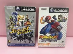 gc ゲームキューブソフト　スターフォックス アドベンチャー マリオカート