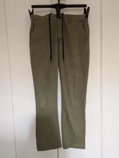 ラングラー　カーキ チノパン ドローストリング付き