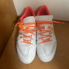 Nike Tiempo ホワイト/オレンジ スパイクシューズ