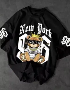 タイムセール クールなクマのスポーツTシャツ 4XL