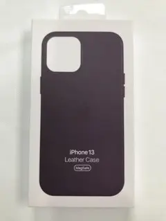 正規品未使用iPhone 13 レザーケース　ダークチェリー ❸