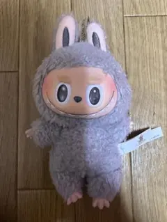 THE MONSTERS ぬいぐるみ ラブブ マスコット グレー