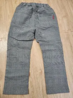 値下げしました！やmoujonjon チェック柄 ロングパンツ 120cm