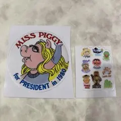 ミスピギー ステッカー マペッツ ぶた豚ブタ MissPigg C シール