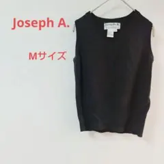1点物✨️Joseph A. 【 M】ブラック ニットベスト