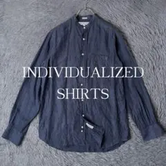 INDIVIDUALIZED SHIRTS ノーカラーシャツ 麻15-32USA - メルカリ