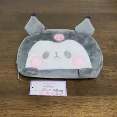 サンリオ　もちもちぱんだxクロミ ぬいぐるみペンケースポーチ　筆箱　雑貨　小物入