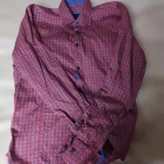 Young Republic 長袖シャツ 赤と青のパターン