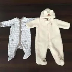 美品カーターズ ロンパース カバーオール2枚セット