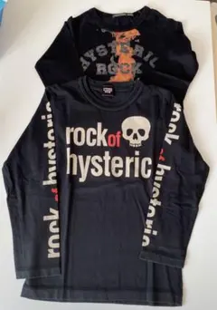 特別価格☆ヒスミニ☆長T☆2着セット☆サイズ110☆ブラック☆