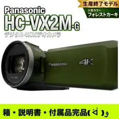 パナソニック 4K ビデオカメラ VX2M 64GB HC-VX2M-G 751 - メルカリ