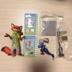 ズートピア　ニック　ジュディ　フィギュア