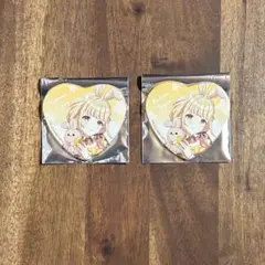 藤田ことね　GiGOハート缶バッジ2個セット