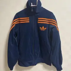 adidas トラックジャケット ネイビー オレンジのサムネイル