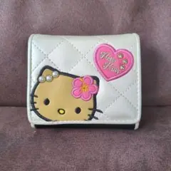 ハローキティ HALLO KITTY■三つ折り財布　日焼けキティ 平成リバイバル