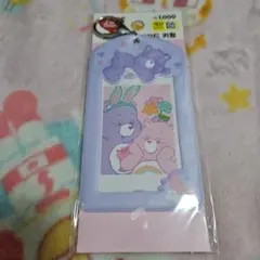 新品未開封 匿名配送 韓国限定 ケアベア トレカケース パープル