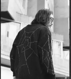 Tattoo Studio Yamada Spiderweb カーディガン 中古・古着通販】TATTOO STUDIO YAMADA (タトゥースタジオヤマダ