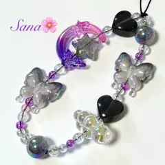 携帯ストラップ　ビーズ　ストラップ　キーホルダー　韓国　コード　4