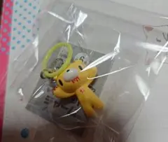 めじるしアクセサリー いたずらぐまのグルーミー マスコットチャーム 威嚇イエロー