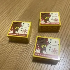 レゴランド ファクトリー　ノベルティ　ブロック　3個セット　クリスマス