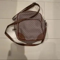 ダイヤモンド柄 ショルダーバッグ ブラウンのサムネイル