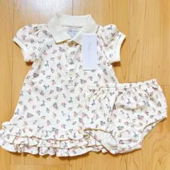【新品未使用】Ralph Lauren 花柄ワンピース&パンツ／60サイズ