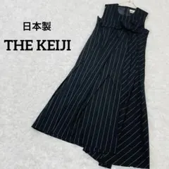 ザケイジ THE KEIJI 変形 アシメ ワンピース ノースリーブ S