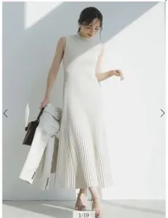 anuans セミマーメイドニットワンピース