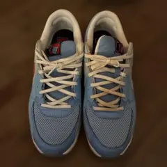 NIKE AIR スニーカー ライトブルー レッド 27cm