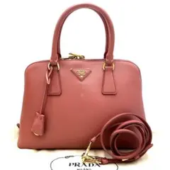 【極美品】プラダ ハンドバッグ ショルダー 2way プロムナード サフィアーノ