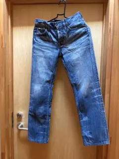 ライトブルー ストレートデニム