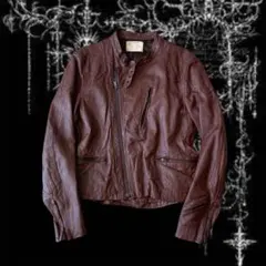 00s archive leather riders jacket y2k