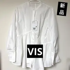 ★新品タグ付き★VIS★フリルボタンアップシャツ★フリーサイズ★のサムネイル