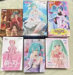 【新品未開封】 初音ミク 桜ミク プライズ フィギュア セット まとめ売り