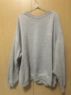 グレー クルーネック トレーナー