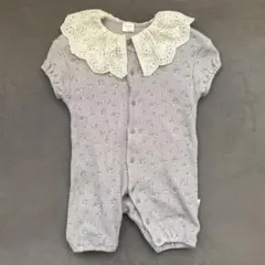 ロンパース　テータテート　60〜70 花柄