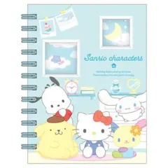 サンリオキャラクターズ フォトポケット付きシール帳　集合