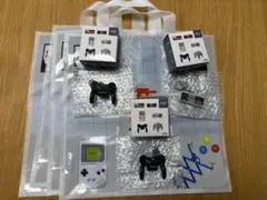 【ニンテンドーミュージアム】キーホルダー 3個セット　ショッピングバッグ４枚つき