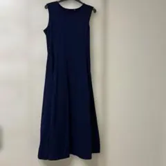 UNIQLO エアリズム　ノースリーブワンピース ネイビー S