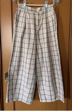 Samansa Mos2 リネンブレンド パンツ